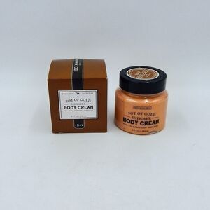 Beekman 1802 POT of GOLD SHIMMER Whipped Body Cream 8 oz NEW SEALED